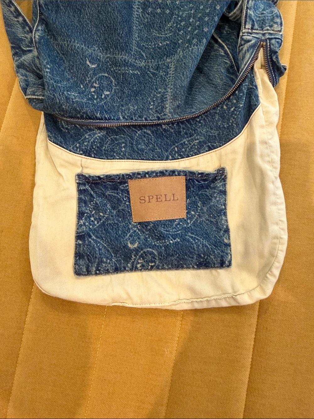 Spell Road Trip Denim Bandana Hobo Bag - Picture 8 of 9